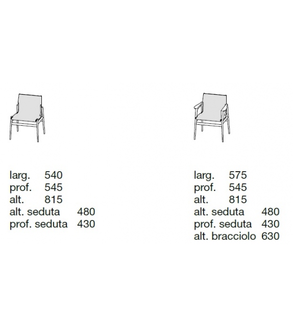 Ipanema Cuoio Poliform Chair