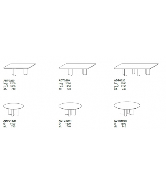 Adrien Table Poliform