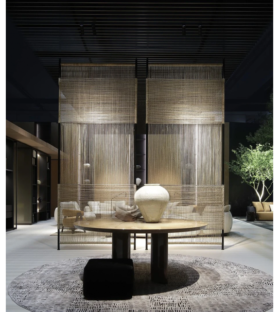 Adrien Poliform Table with Marble Top