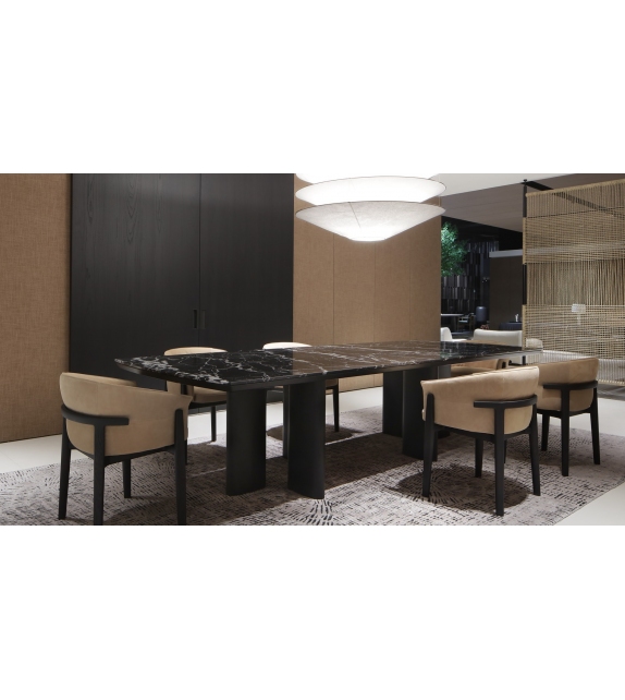 Adrien Poliform Tavolo con Piano in Marmo