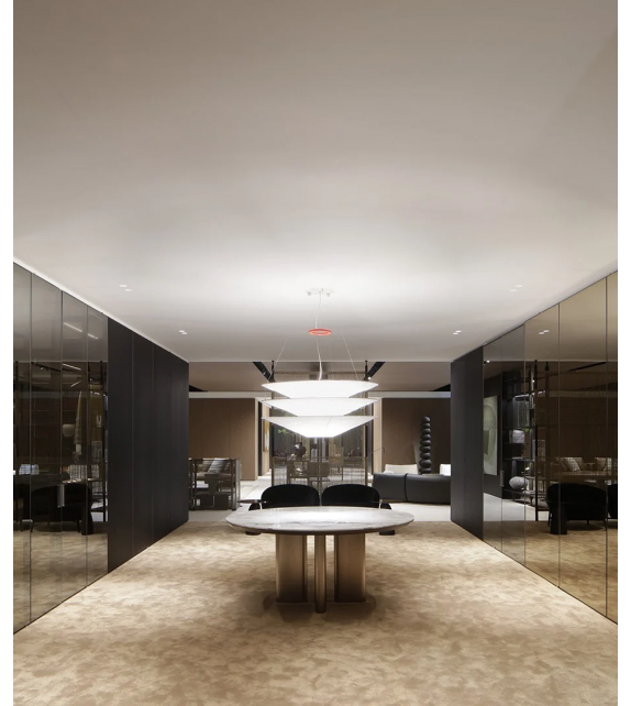 Adrien Poliform Tisch mit Marmorplatte