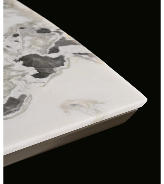 Adrien Poliform Table with Marble Top