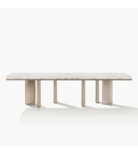 Adrien Poliform Mesa con Tablero de Mármol
