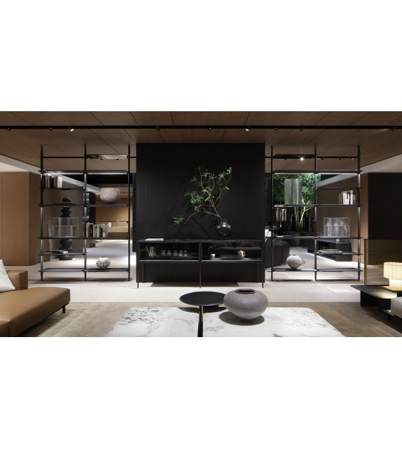 Aiko Poliform Sideboard with Flap Doors