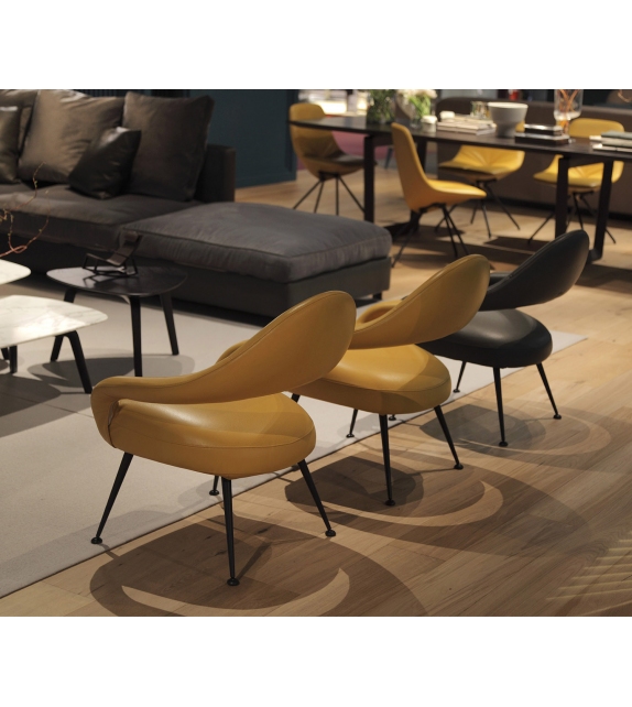 Letizia poltroncina con appoggi Frassino tinto teak