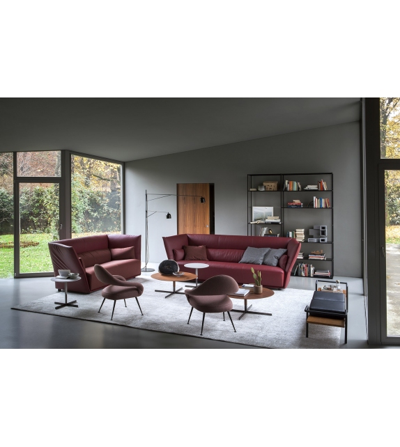 Letizia poltroncina con appoggi Frassino tinto teak