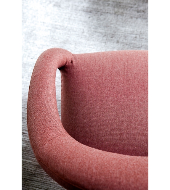 Letizia poltroncina con appoggi Frassino tinto teak