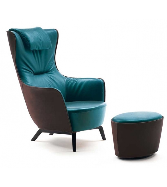 Mamy Blue Pouf Poltrona Frau