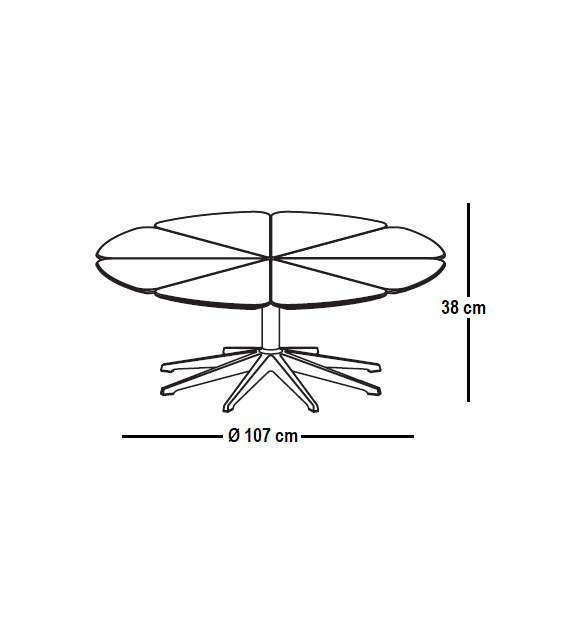 Petal Coffee Table Knoll