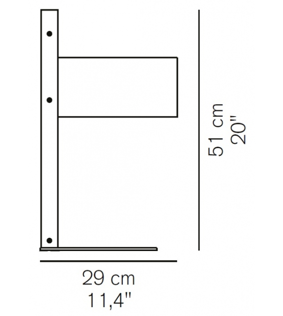 Parallel Oluce Table Lamp