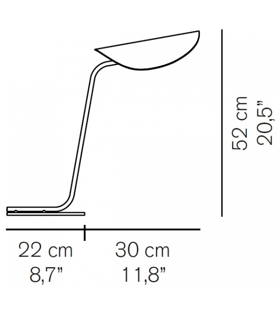 Plume Oluce Tischleuchte