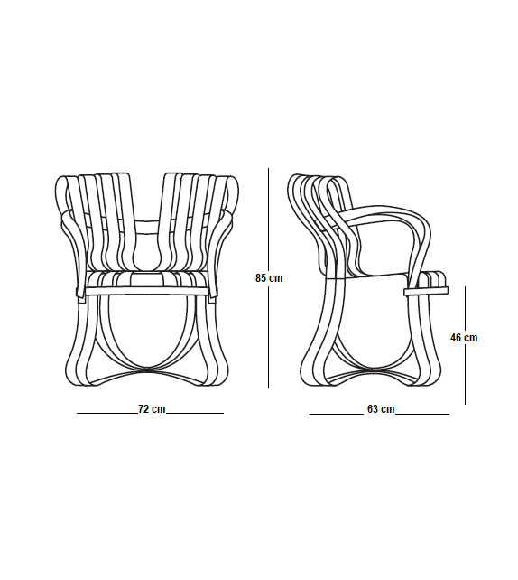 Cross Check Knoll Fauteuil