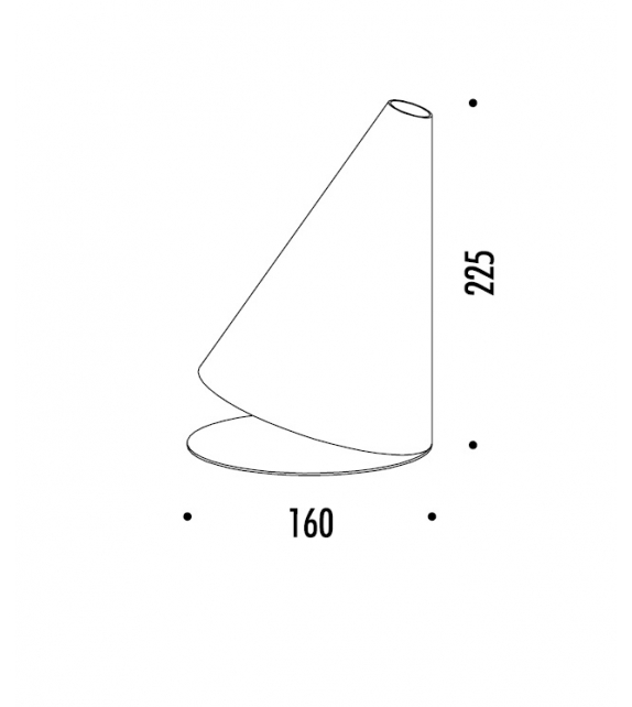 Palpebra Davide Groppi Lampada da Tavolo