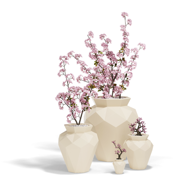 Origami Hanami Vondom Planter