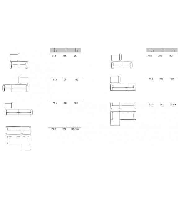 Knoll Barber & Osgerby Sofa