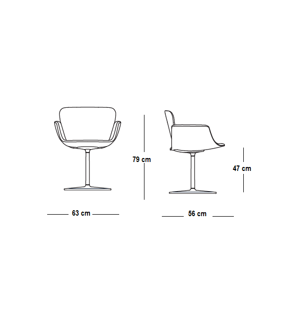 KN06 Column Knoll Poltrona