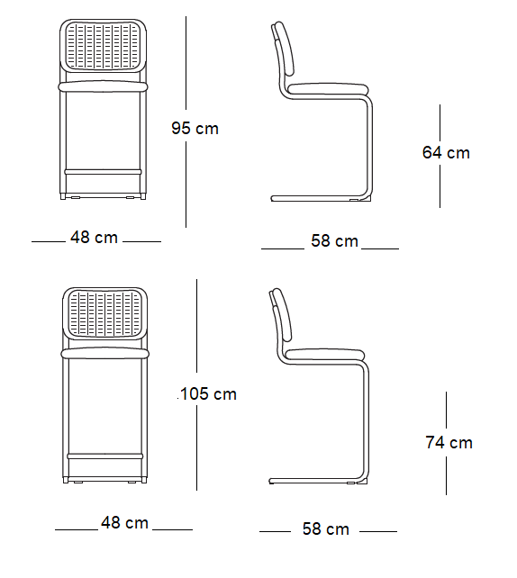 Cesca Taburete Knoll
