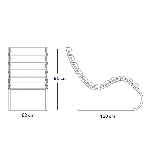 MR- Bauhaus 100th Anniversary Edition - Chaise Longue Knoll