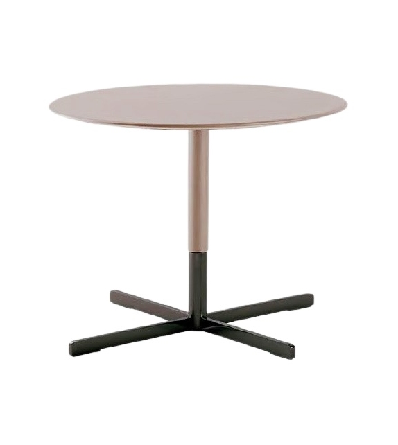 Ready for shipping - Bob Poltrona Frau Occasional Table with Leather Top