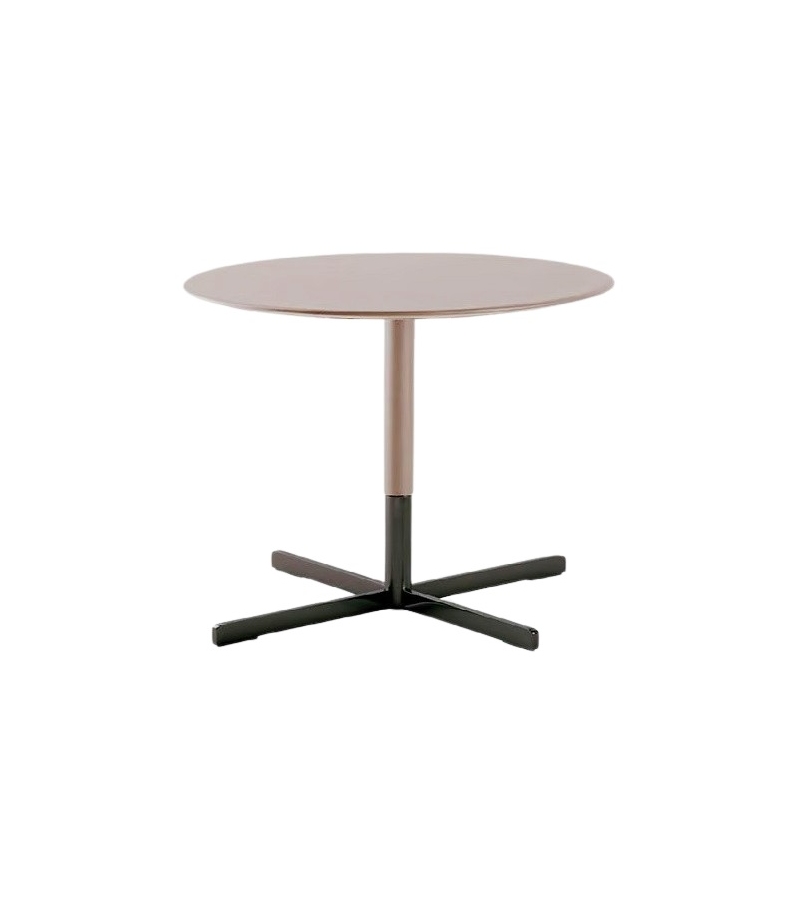 Ready for shipping - Bob Poltrona Frau Occasional Table with Leather Top