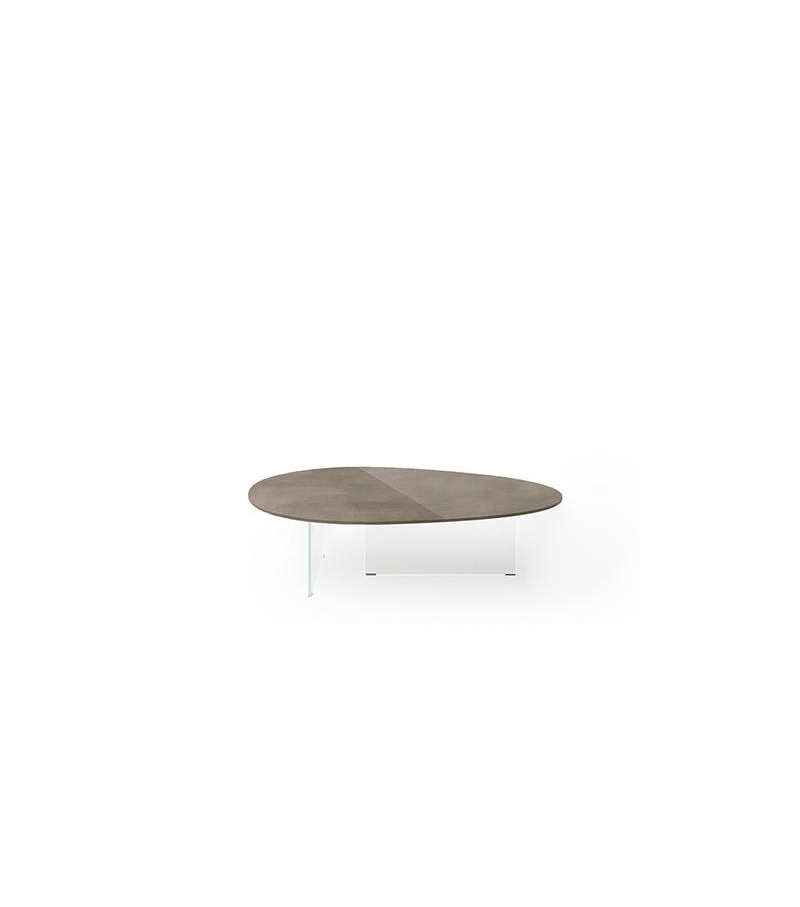 Pleasure Lago Table Basse avec Plateau en Verre