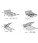 Merkurio Flou Bed