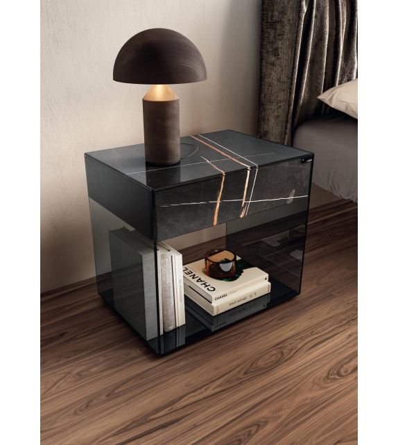 Upglass Lago Bedside Table