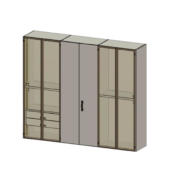 Ready for shipping - Milano + Plana Pianca Wardrobe