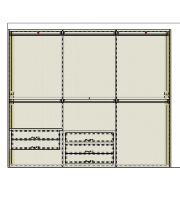 Ready for shipping - Milano + Plana Pianca Wardrobe