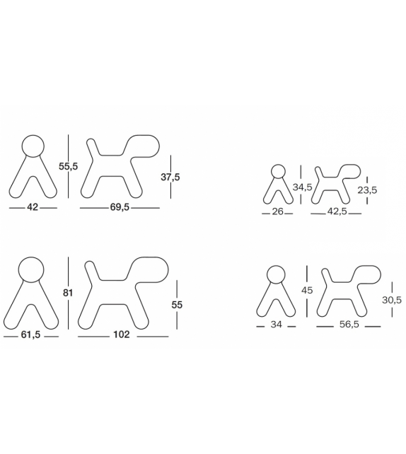 Puppy Magis Me Too Cane Astratto Outdoor