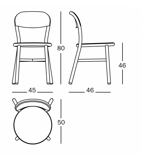 Pipe Wood Magis Chair