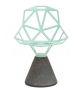 Chair_One Magis Stuhl mit Zementbasis