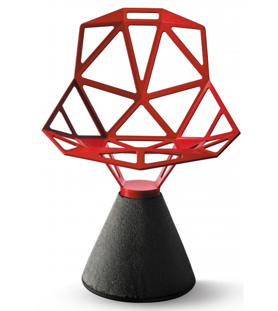 Chair_One Magis Stuhl mit Zementbasis