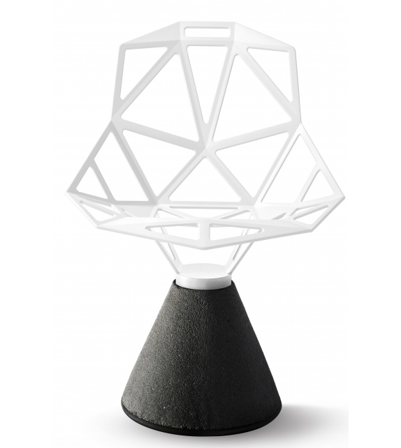 Chair_One Magis Sedia Con Base in Cemento