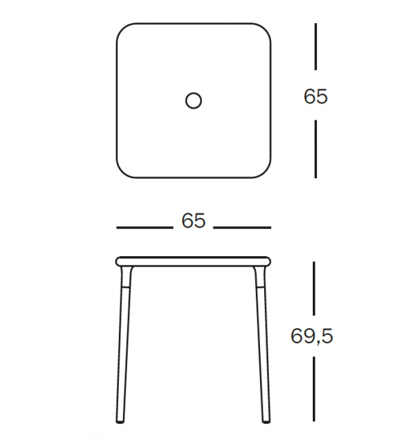 Air Magis Table Carrèe