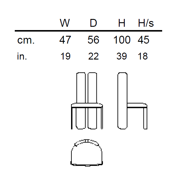 Ready for shipping - Nina Emmemobili Chair