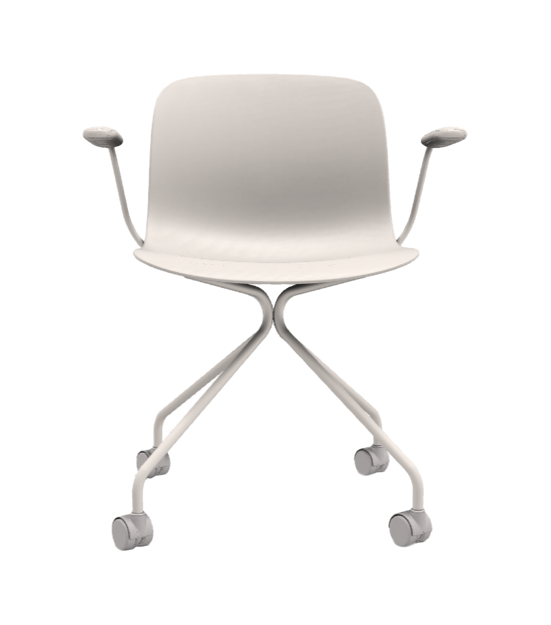 Troy 4 Star Wheels Magis Silla con Reposabrazos