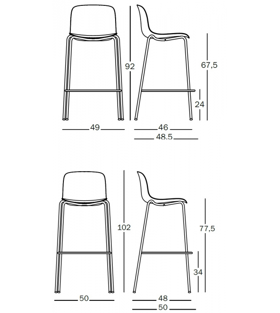 Troy Beech Magis Tabouret