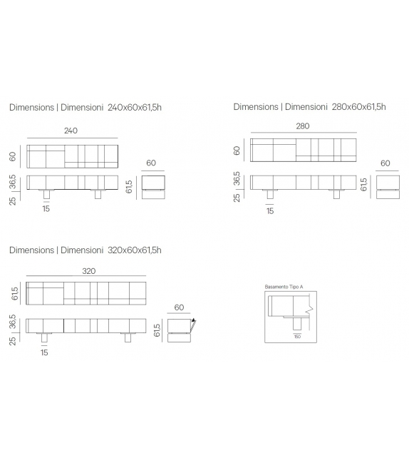 Slim Side Henge Anrichte