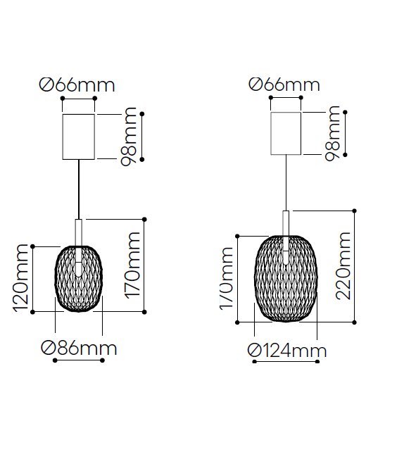 Metamorphosis Bomma Hängeleuchte