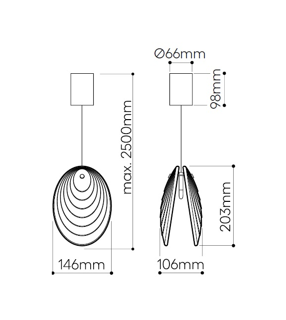 Mussels Bomma Pendant Lamp