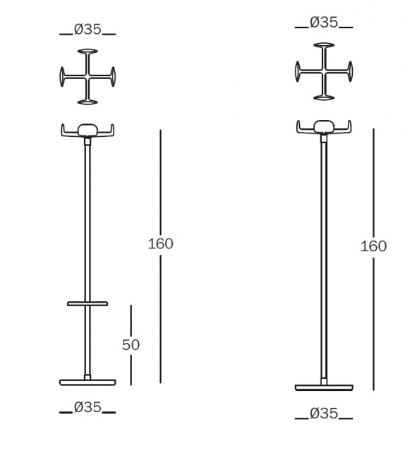 Four Leaves Magis Coat Rack