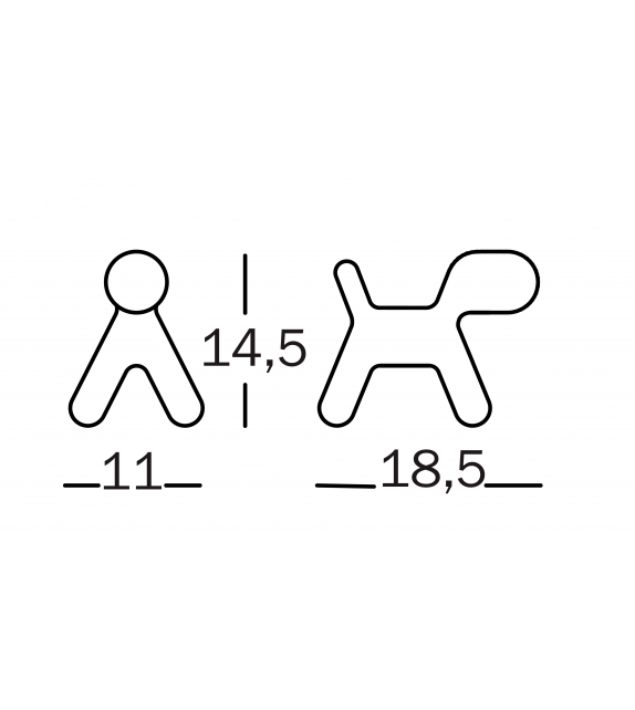 Puppy XS Magis Me Too Perro Abstracto