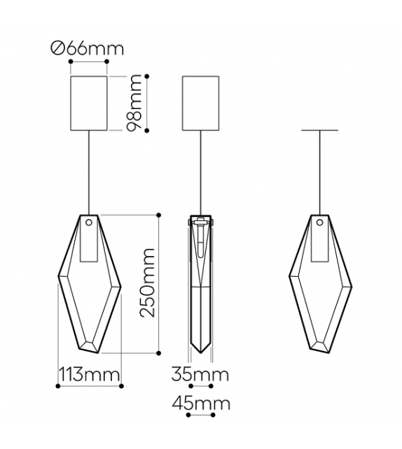 Fragments Bomma Pendant Lamp
