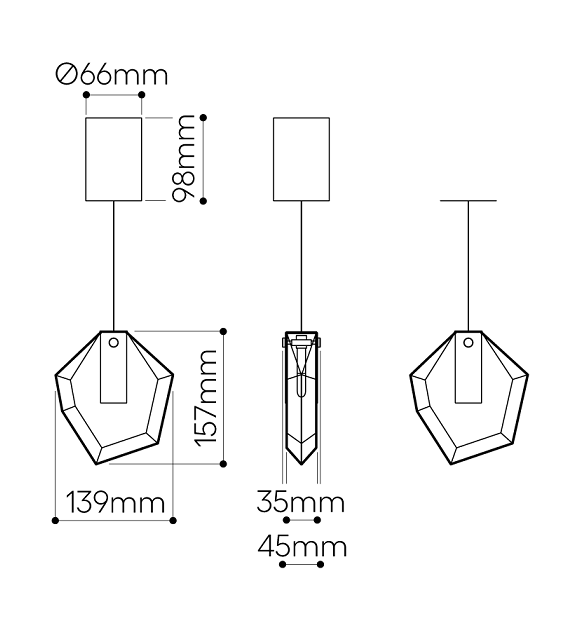Fragments Bomma Hängeleuchte