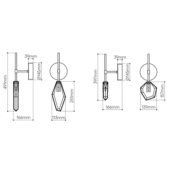Fragments Bomma Wall Lamp