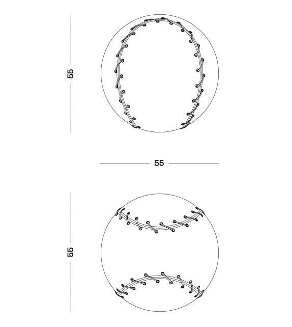 Joe Ball Poltronova Pouf / Fußstütze