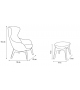 Queen Conte Casa Fauteuil