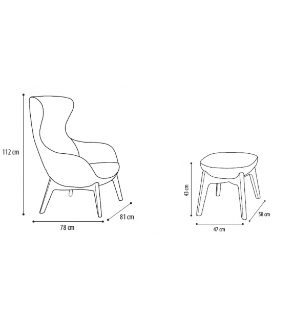 Queen Conte Casa Fauteuil