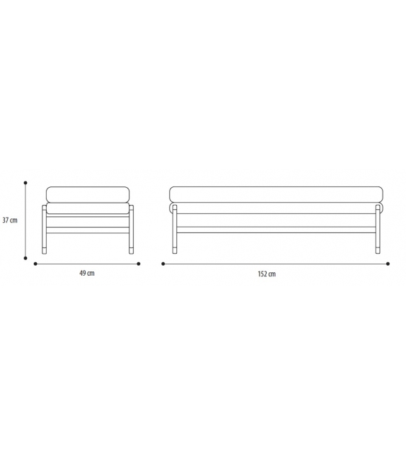 Iron Conte Casa Banquette